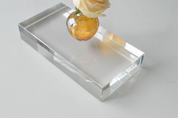 Modern minimalistic transparent accessory