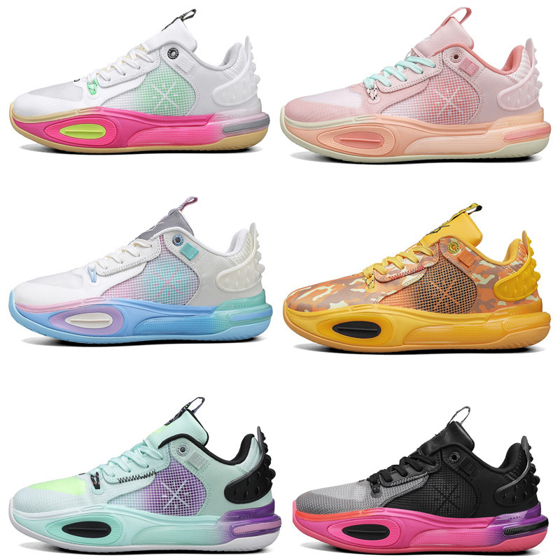 Wade combat basketball shoes men's sonic 11 Women's City 11 cotton candy non-slip wear-resistant youth low-top breathable shoes