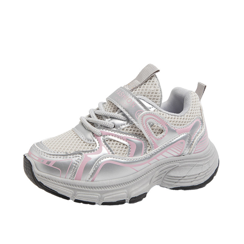 Zapatos deportivos para niños 2024 otoño nuevos zapatos de malla de moda zapatos casuales de malla transpirables zapatos de chicas moda