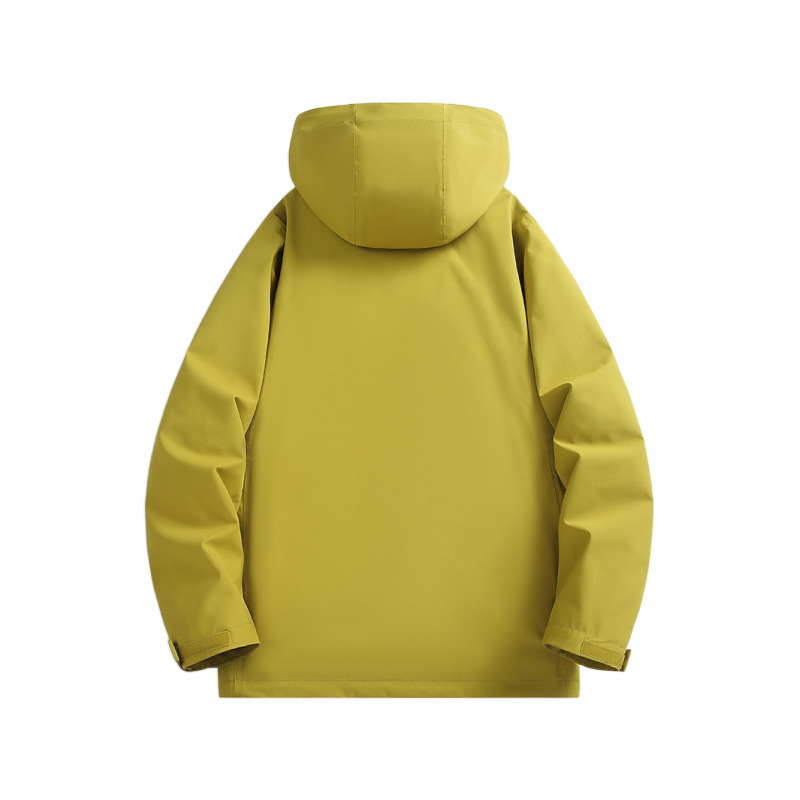 Tropas de asalto al aire libre desmontables 3 - en - 1 impermeable a prueba de tormentas y lluvias sellado en caliente chaqueta de montaña de pluma masculina y femenina image 5