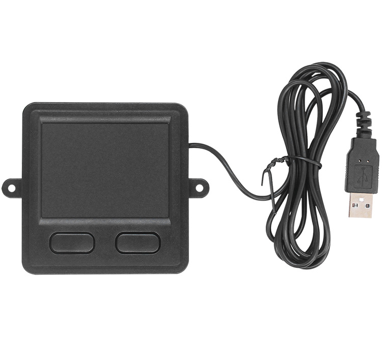 Portátil touchpad ratón industrial CNC gabinete seguridad integrado pantalla táctil montable USB ratón