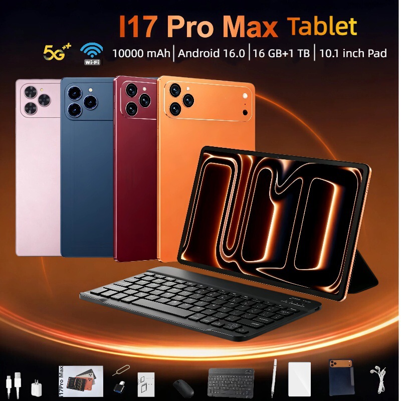 I17Promax Pad Cross-Border E-Commerce Dropshipping Manufacturer Mobile Phone Call 10.1inch Android Tablet Set