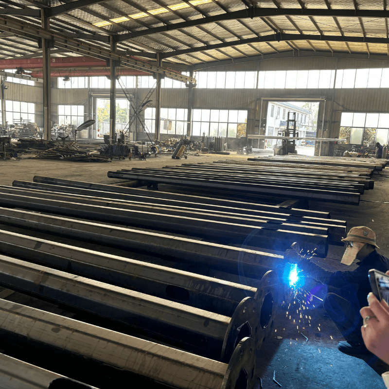 6米/8米/10米/12米/15米 户外照明用热镀锌路灯杆圆锥灯杆八棱钢