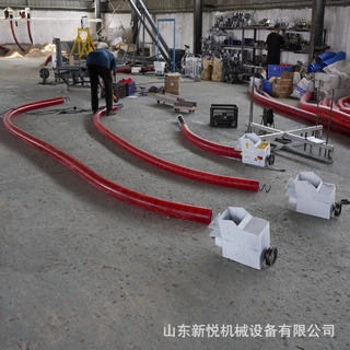 车载家用小型吸粮机 自吸式牛筋软管抽料机 颗粒物料提升上料机