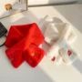 加厚寓意喜庆红色围巾