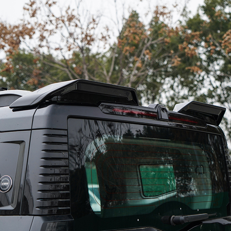 Suitable for Jetour Traveler Rear Wing and Roof Wing Modification, Special Rear Spoiler, Roof Wind Wing, Exterior Decorative Sticker Accessories