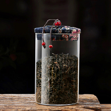 高硼硅玻璃密封罐家用茶叶罐茶罐茶叶盒香料小罐带盖储存红茶花茶