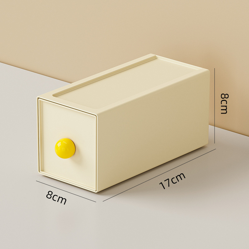 La Caja de almacenamiento de escritorio de oficina de dopamina se puede superponer para almacenar armarios, papelería, estudiantes, cajones cuadrados y cajas de acabado.