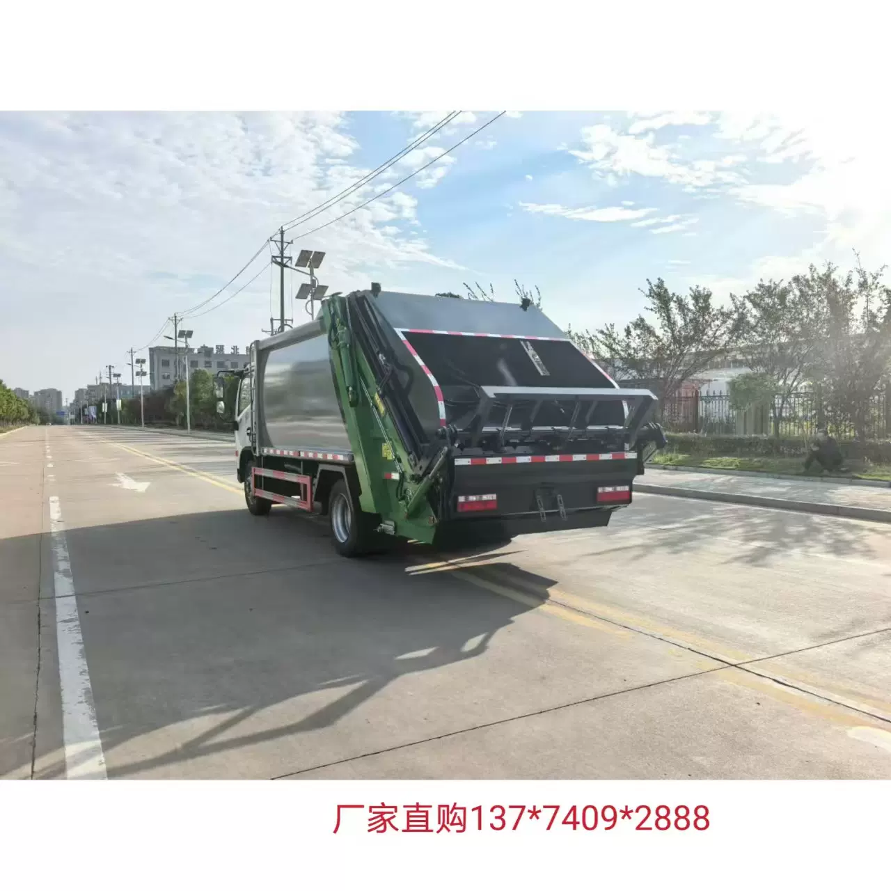 二手压缩垃圾车 市政环卫垃圾清运车 东风多利卡压缩式垃圾车价格
