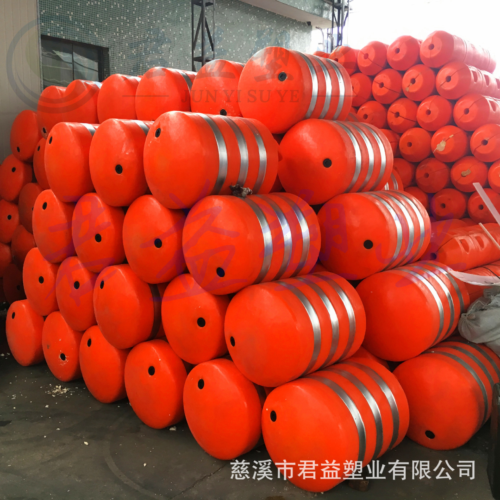 石拐警示浮筒600*1200mm 球形浮筒