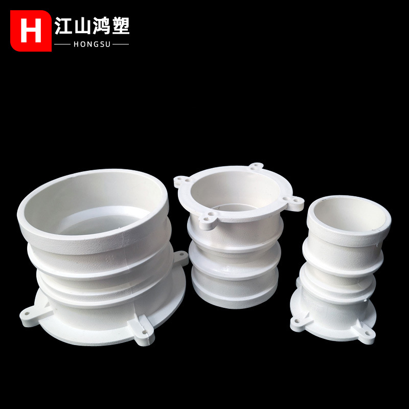 PVC incrustado manga de agua de parada conjunta directa piezas incrustadas engrosada accesorios de drenaje conjunta 50-200 especificación completa