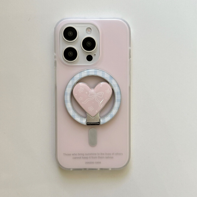 纯色蓝粉适用苹果15promax手机壳iPhone14金属折叠支架13磁吸16p|undefined