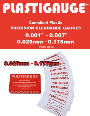 Plastic Wire Gap Gauge, Crankshaft: Mühərrik alətləri - pla0025-00175mm-large-box-of-100-pieces