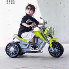 儿童电动摩托车三轮车可坐人男孩女遥控玩具车宝宝电瓶车小孩童车