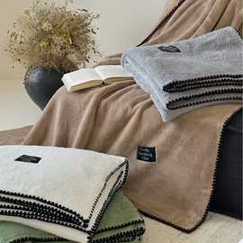 牛奶绒午睡毯！双面办公室加厚保暖毛毯沙发毯午休神器小盖毯毯子