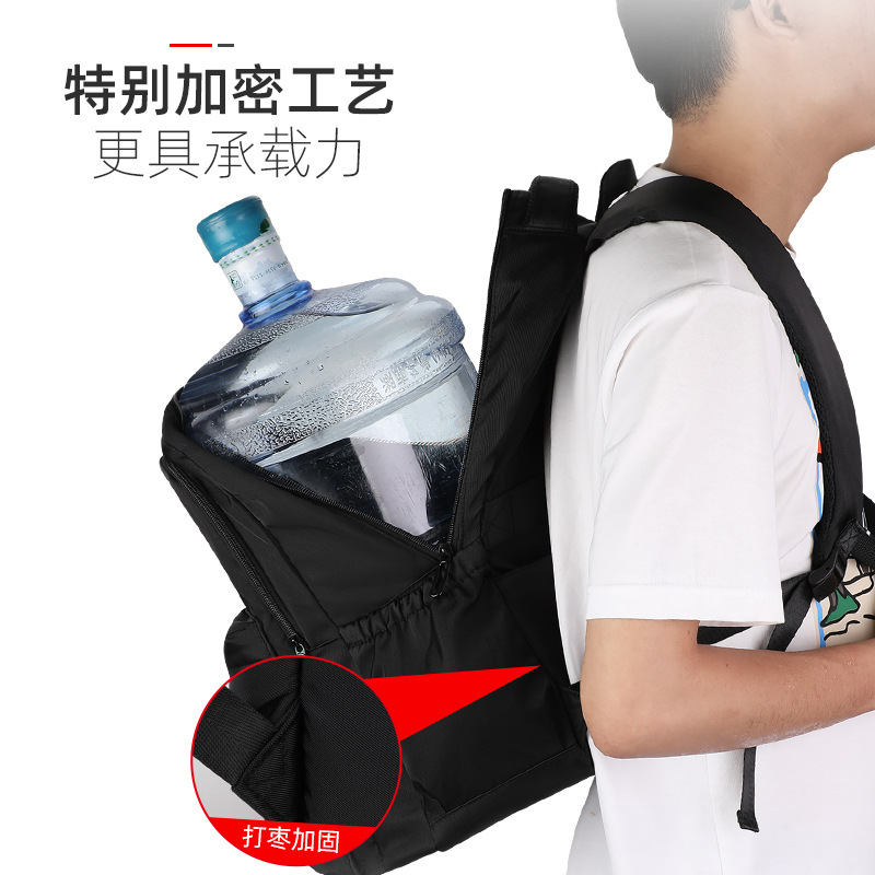 Mochilas escolares que reducen la carga para hombres y mujeres, equipaje deportivo y de viaje de gran capacidad para estudiantes de secundaria y preparatoria, mochilas para computadora de doble hombro con correas con amortiguación de aire