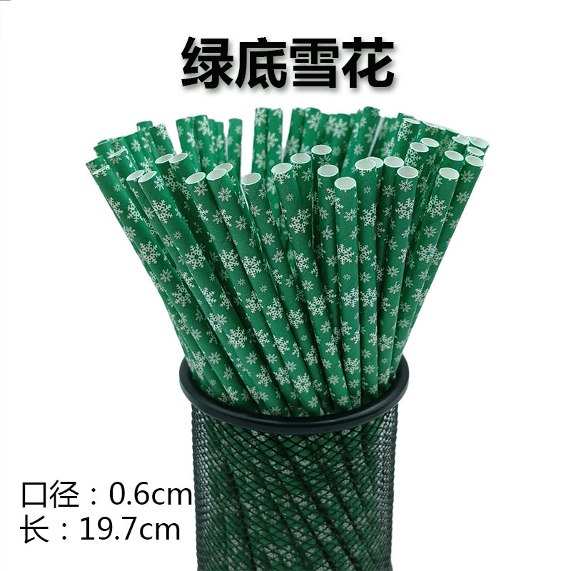 Serie de Navidad papel desechable papel Kraft calidad tubo creativo boda apoyos fiesta banquete papel paja