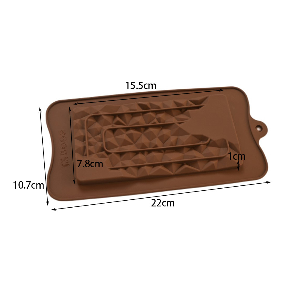 Molde de Silicona para Chocolate DIY, Multiuso con Formas de Dibujos Animados para Repostería