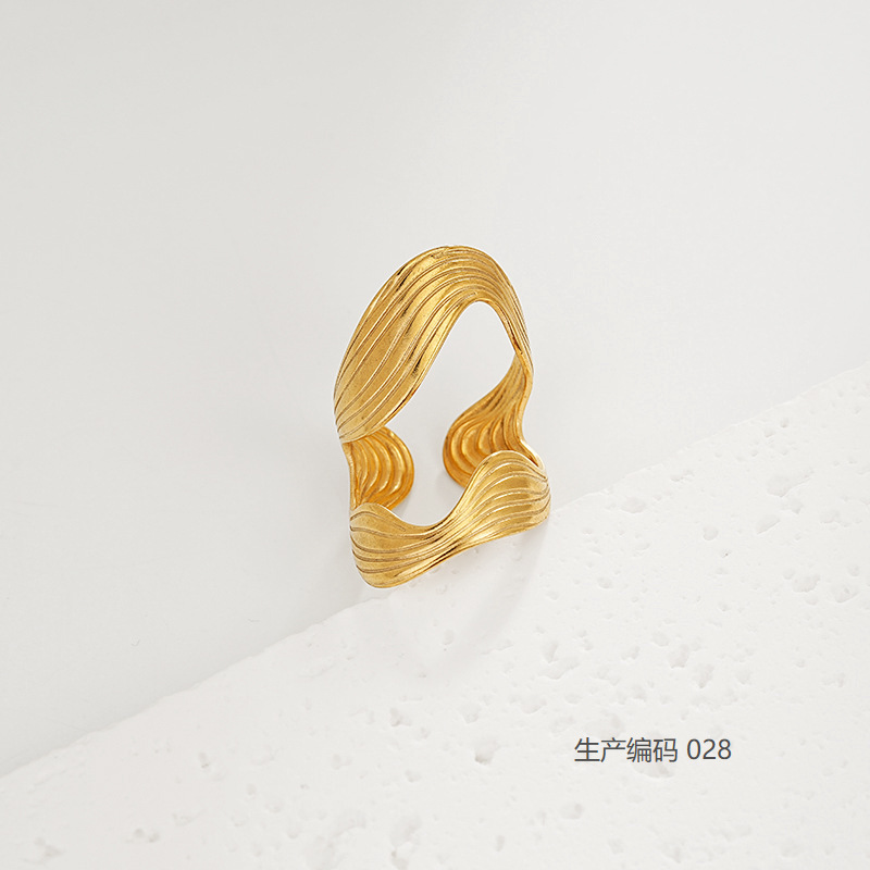 Hollow texture-stainless steel electroplating (31mm)