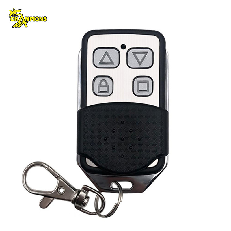 Control remoto inalámbrico de cuatro botones para puertas de garaje eléctricas, tipo aprendizaje, alarma antirrobo para puertas y ventanas, control remoto compatible. image 4