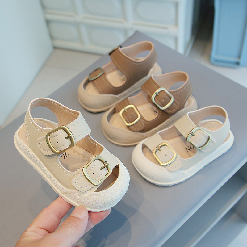 Summer Baby Sandals Toddler Shoes Infant Children's Shoes Beach Shoes Men's and Women's Children's Shoes Breathable Baotou Children's Shoes