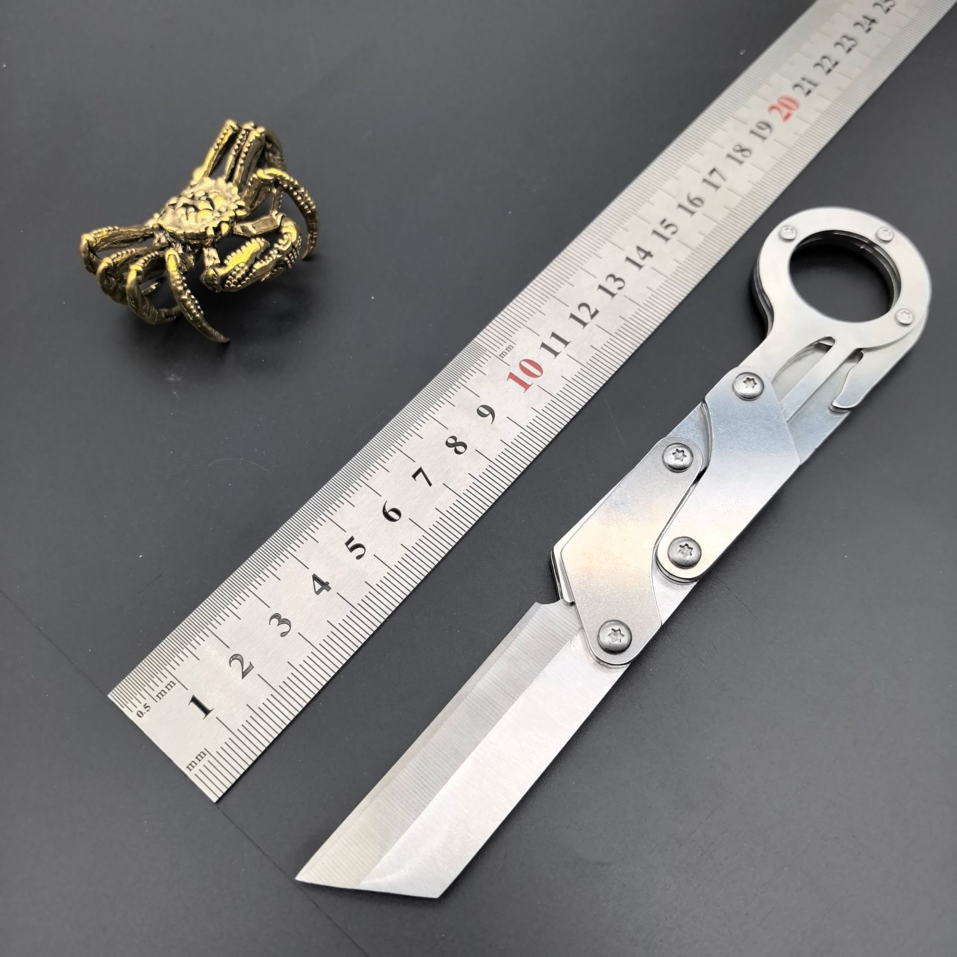 新款机械小刀多功能小刀折叠小刀野营户外小刀跨境爆款机械刀