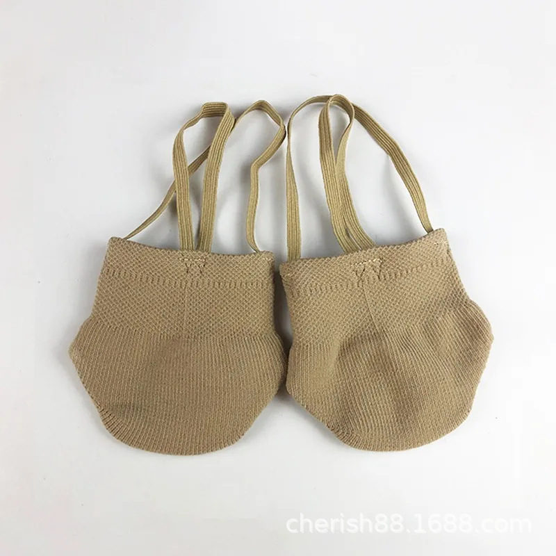 In stock professional gymnastics half foot shoes knitted artistic gymnastics socks cheerleading half foot shoes dance belly dance practice shoes