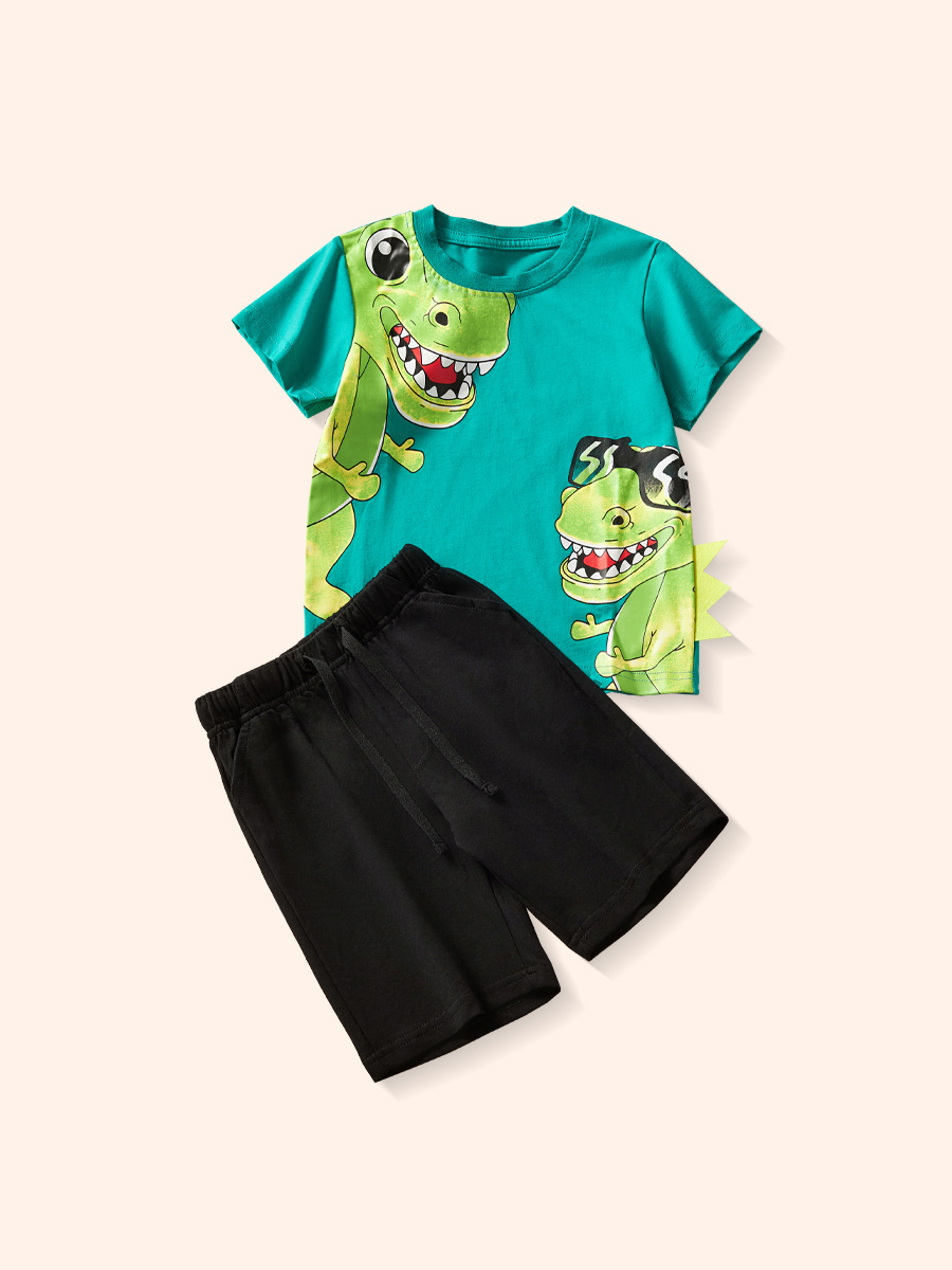25 años nuevo traje para niños verano camiseta de manga corta para niños verano traje de manga corta para niños camiseta para niños nuevo traje