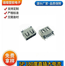 USB 5P 180 ��ֱ������ 3-5A