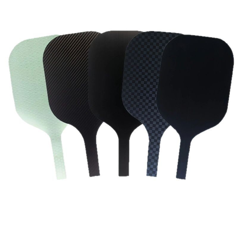 Pickleball Rackets Made of Carbon Fiber and Fiberglass, Honeycomb Panels, and Semi-Finished Plain Rackets Are Produced by Manufacturers