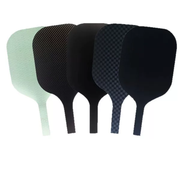 Pickleball Rackets Made of Carbon Fiber and Fiberglass, Honeycomb Panels, and Semi-Finished Plain Rackets Are Produced by Manufacturers
