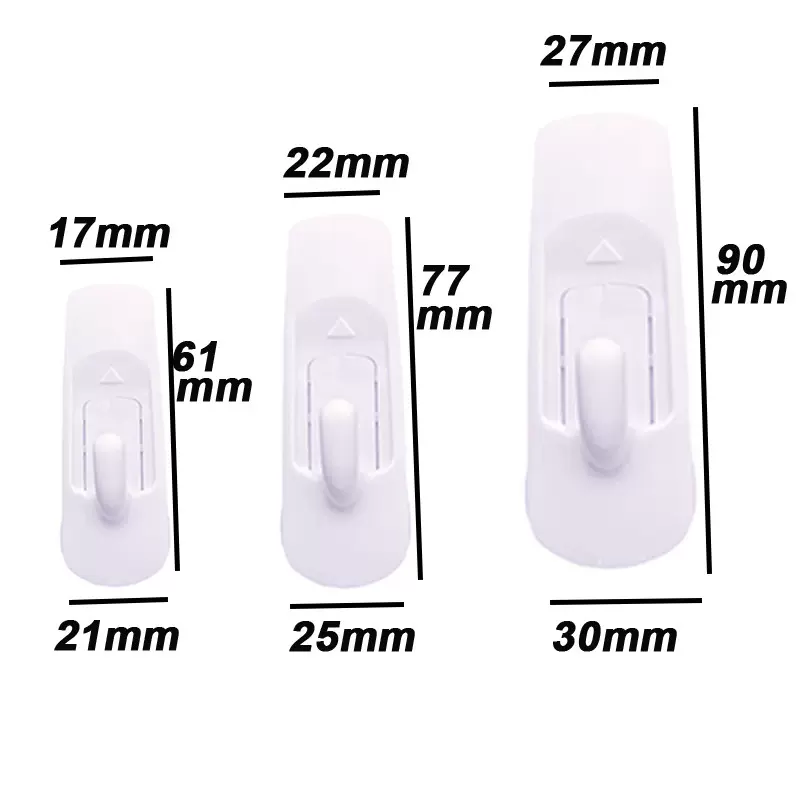 挂钩免打孔强力承重粘胶粘钩厨房浴室门后挂衣架墙上壁挂无痕钩子