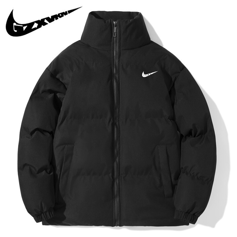 Cross-Border Men's New Cotton Jacket, Men's Winter Casual Versatile Cotton Coat, Solid Color Casual Sports Puffer Jacket for Men