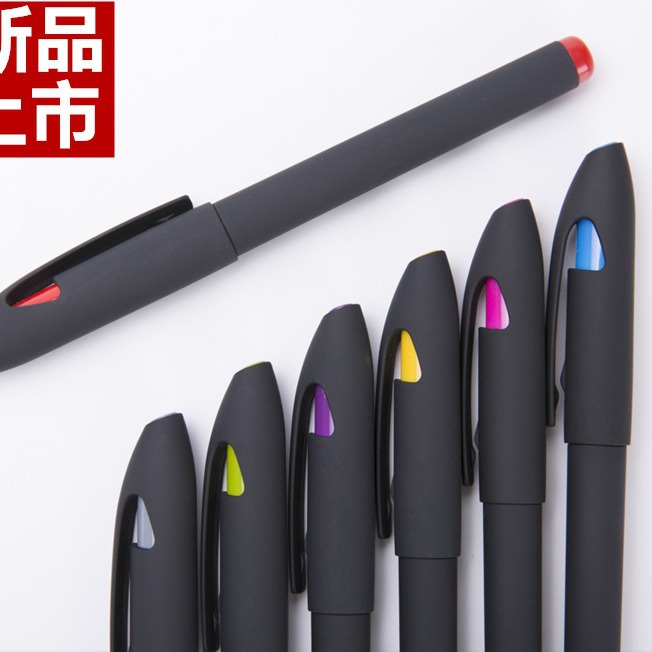 Nuevo bolígrafo publicitario, bolígrafo de agua de carbono LOGO personalizado, bolígrafo de góner, bolígrafo de código QR personalizado, bolígrafo a base de agua, bolígrafo de firma