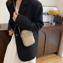 跨境真皮女包批发2024新款时尚迷你单肩斜挎包头层牛皮百搭手机包