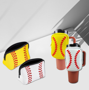 Hot Diving Material 40OZ Ice Cup Coin Purse Portable Bottle Cover Small Square Bag Card Bag Cosmetic Bag Bottle Body Bag