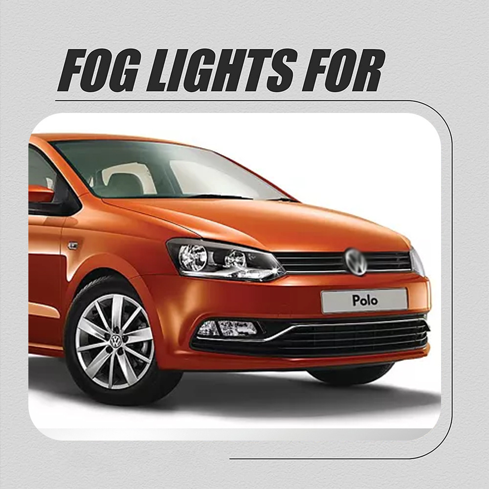 Aplicable a Volkswagen 14 - 18 Polo conjunto de lámpara de niebla delantera nueva luz de conducción diurna halógeno Polo conjunto de lámpara de barra frontal