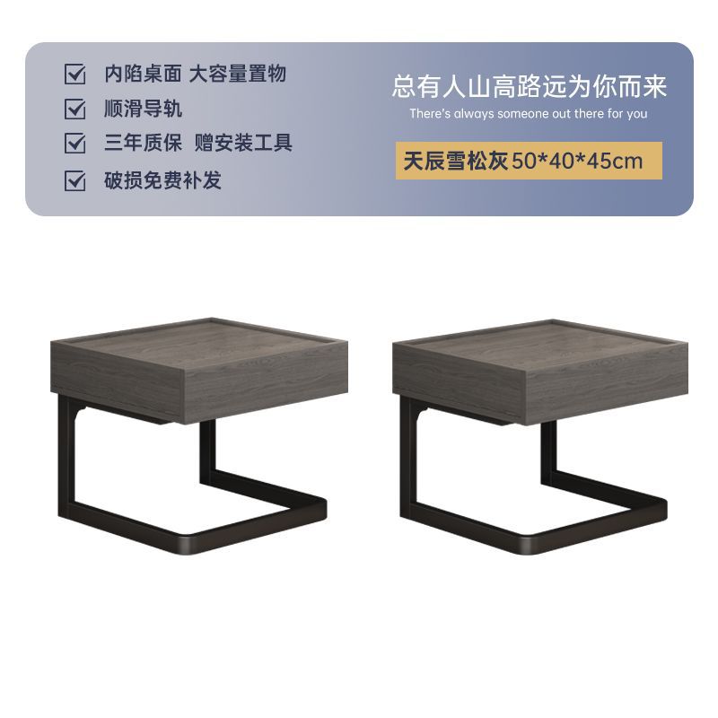 Taberna de cama flotante moderna simple lujosa alta sensación de dormitorio pequeño gabinete de almacenamiento junto a la cama pequeño gabinete creativo doméstico