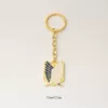 Keychain-Wings of Freedom [Gold and Blue]