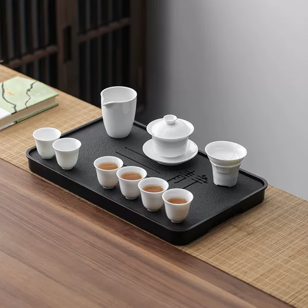 Complete tea set + (Jingxin melamine tea tray) ♜