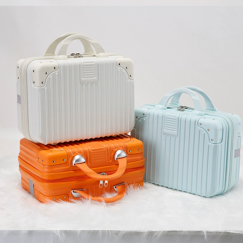 Retro handheld suitcase, small box, storage system, 14inch