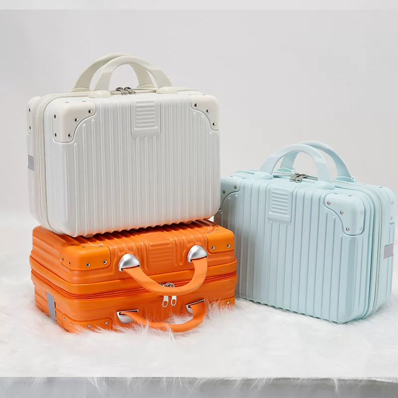 Retro handheld suitcase, small box, storage system, 14inch