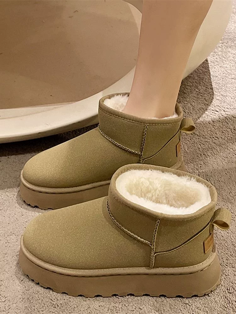 (Cross-border trading), winter boots platform, Korean style