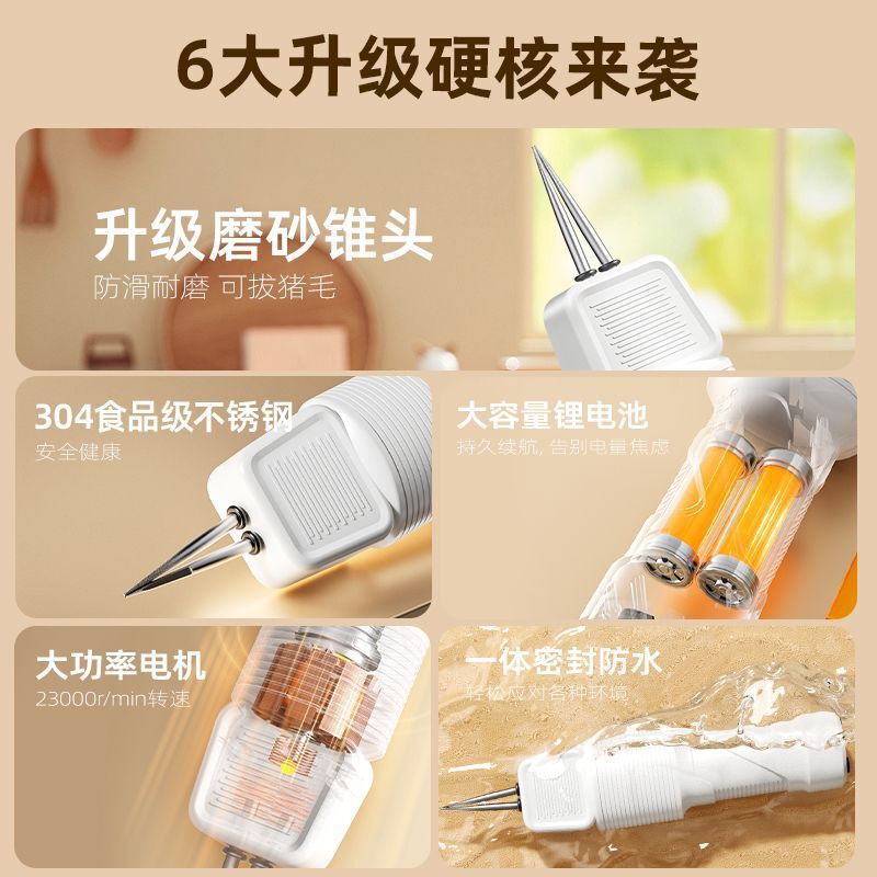 三个小厨家禽电动神拔毛器充电自动去鸡鸭鹅猪牛羊毛家商用脱毛机|undefined