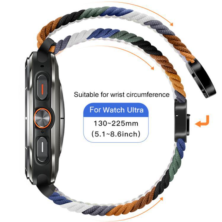 Para Samsung Galaxy Watch8 serie especial absorción magnética nylon trenzado pulsera de pulsera de pulsera de pulsera de pulsera