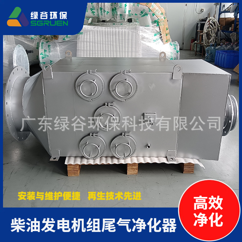 DICT中心发电5L-160L排气量全功率发电机组黑烟排放治理 顺利通过