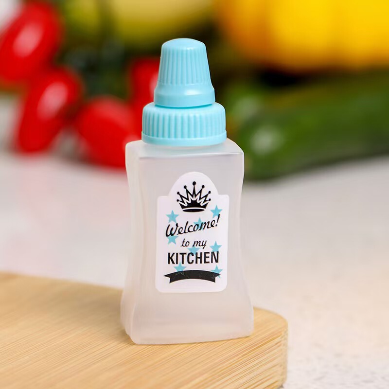 キッチン家庭用ミニ調味料ボトルトマトサラダハニースクイーズボトルソースボトル食品グレードのスクイーズボトルクロスボーダー|undefined