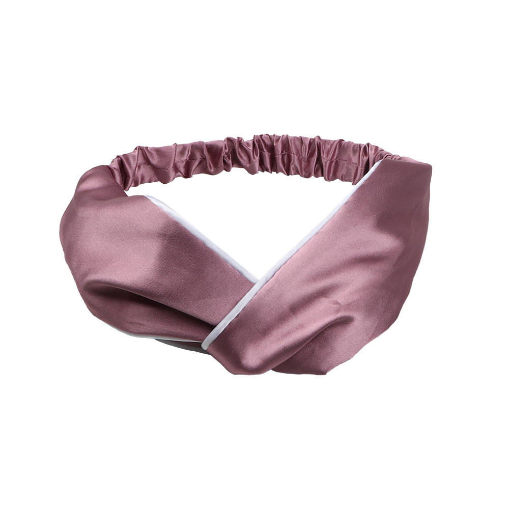 Fashion Solid Color Cloth Hair Band3