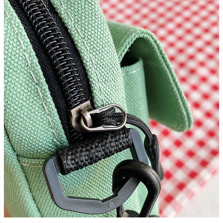 112g Weight Sewing Thread Fashion Element Zipper Closure Type Single Shoulder Strap Strap Type Square Bag Bags Type Casual Occasion Canvas Material Fruit, Solid Color Pattern All Seasons Season Women's Gender Streetwear Style Square Shape Small Size Women's Small Canvas Fruit Solid Color Streetwear Sewing Thread Square Zipper Square Bag 2