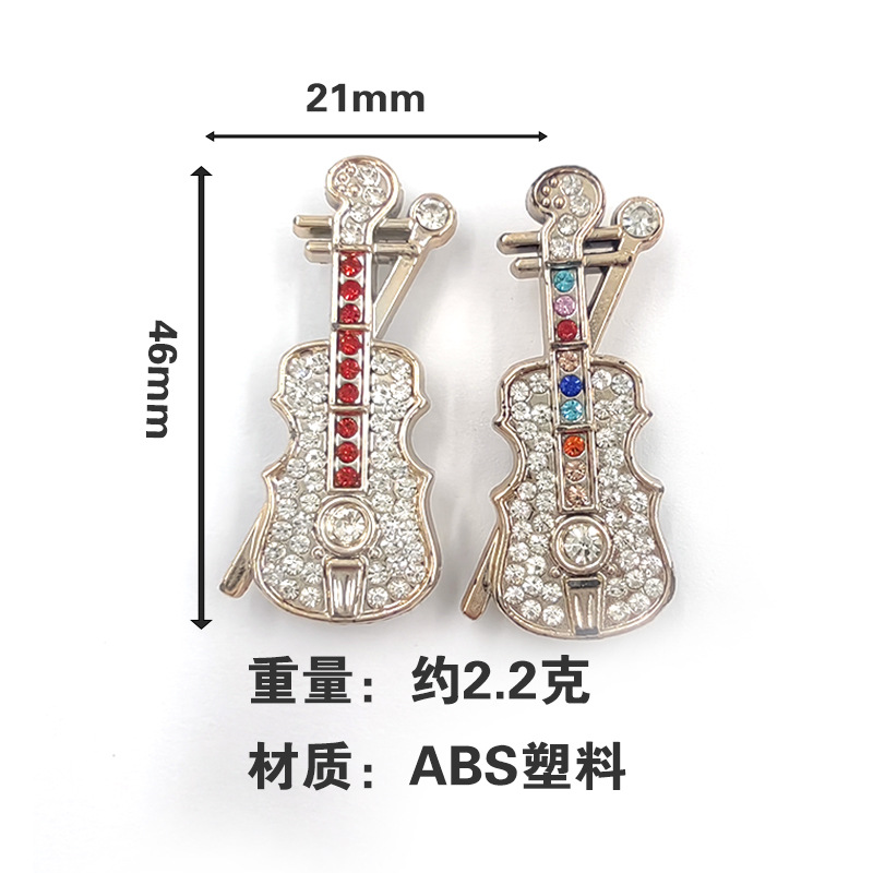 #5(레드 다이아몬드)-F3273-다이아몬드 기타 21x46mm-플라스틱 일체형 I-버클/피스